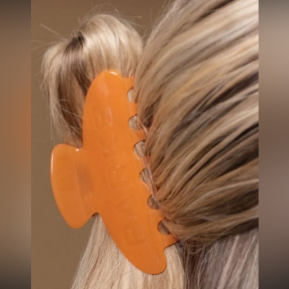 Parke Amber Orange Claw Clip New in package - Picture 4 of 7